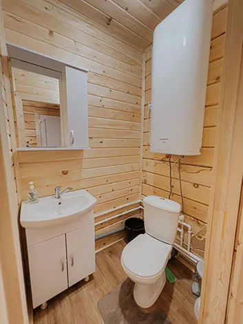 Санузел в бане